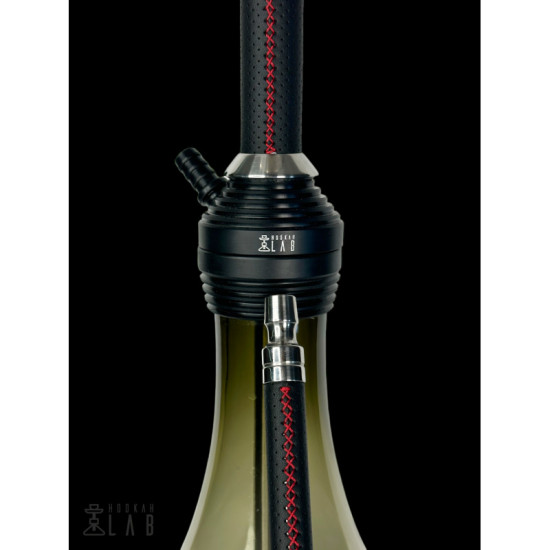Кальян Hookah Lab Leather Black (Серая Колба) Кальян Hookah Lab Leather Black (Серая Колба)