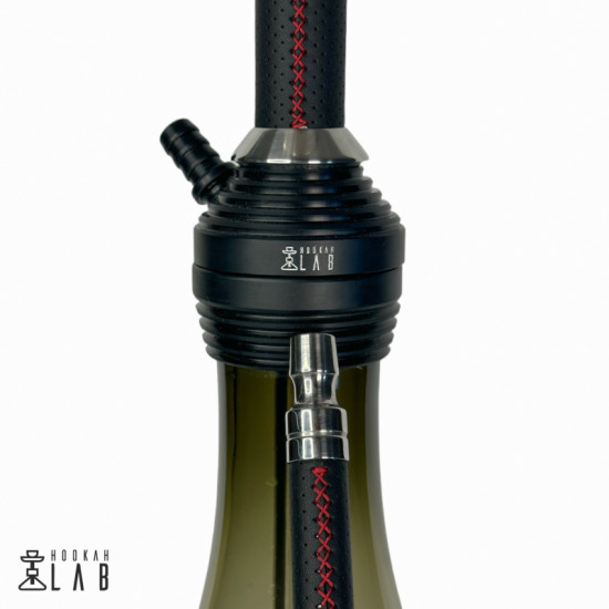 Кальян Hookah Lab Leather Black (Серая Колба) Кальян Hookah Lab Leather Black (Серая Колба)