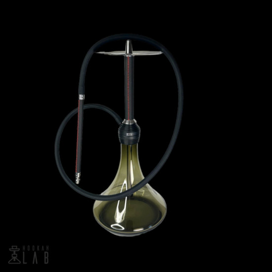 Кальян Hookah Lab Leather Black (Серая Колба) Кальян Hookah Lab Leather Black (Серая Колба)