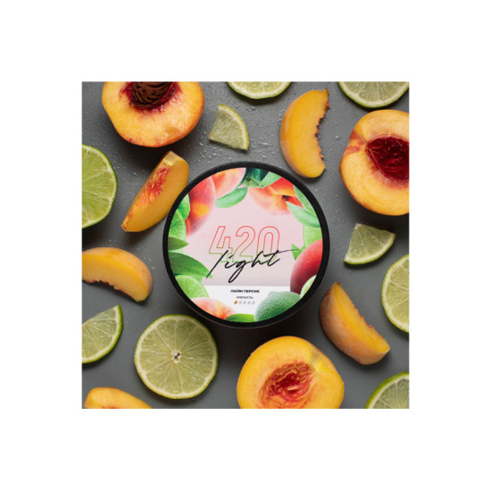  Заправка 420 Light Лайм Персик (Lime Peach) 100 g.