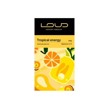 Заправка Loud Tropical Energy (Тропический Энергетик) 100 g. Заправка Loud Tropical Energy (Тропический Энергетик) 100 g.