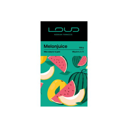 Заправка Loud Melonjuice (Микс Арбуза и Дыни) 100 g.