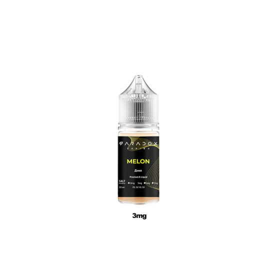Жидкость Paradox Vaping Melon (Дыня) 30ml/30mg Salt Nic Жидкость Paradox Vaping Melon (Дыня) 30ml/30mg Salt Nic