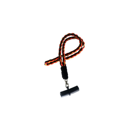 Персональный Мундштук Paracord Black Orange