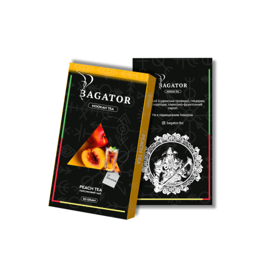 Заправка Bagator Peach Ice Tea (Персиковый Чай) 50 g. Заправка Bagator Peach Ice Tea (Персиковый Чай) 50 g.