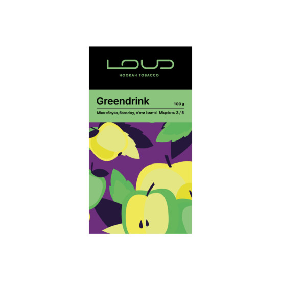 Заправка Loud Greendrink (Микс Яблока, Базилика, Мяты и Матчи) 100 g. Заправка Loud Greendrink (Микс Яблока, Базилика, Мяты и Матчи) 100 g.