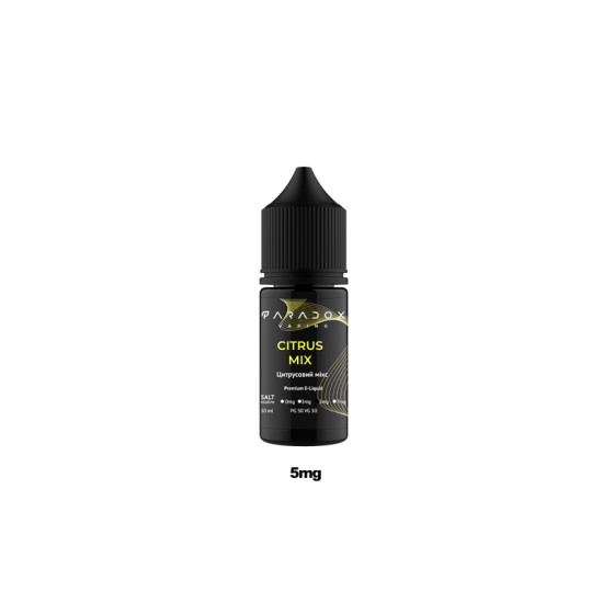  Жидкость Paradox Vaping Citrus Mix (Цитрусовый Микс) 30ml/50mg Salt Nic