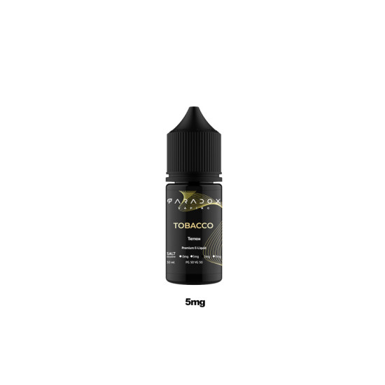  Жидкость Paradox Vaping Tobacco (Табак) 30ml/50mg Salt Nic