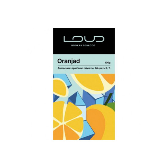  Заправка Loud Oranjad (Апельсин с Травяной Свежестью) 100 g.