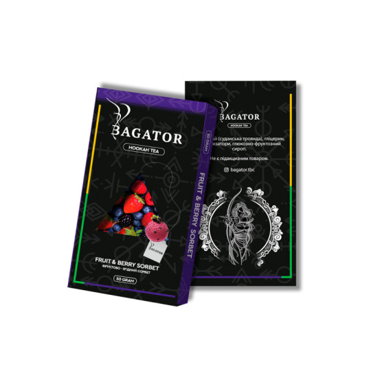 Заправка Bagator Fruit & Berry Sorbet (Фруктово-Ягодный Сорбет) 50 g. Заправка Bagator Fruit & Berry Sorbet (Фруктово-Ягодный Сорбет) 50 g.