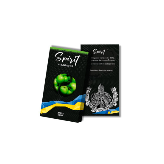 Заправка Spirit & Bagator Apple Sour (Кислое Яблоко) 40 g. Заправка Spirit & Bagator Apple Sour (Кислое Яблоко) 40 g.