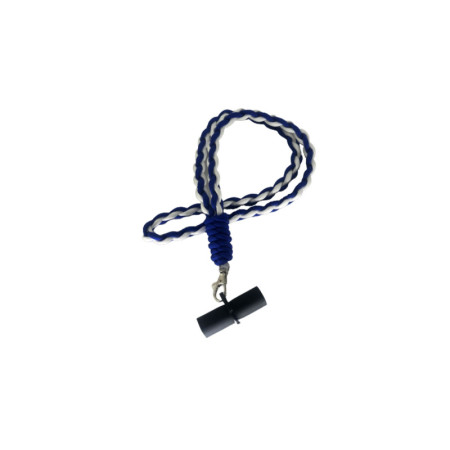 Персональный Мундштук Paracord Blue White