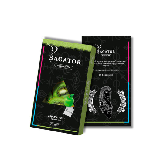  Заправка Bagator Apple Kiwi (Яблоко Киви) 50 g.