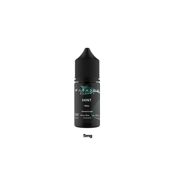  Жидкость Paradox Vaping Mint (Мята) 30ml/50mg Salt Nic