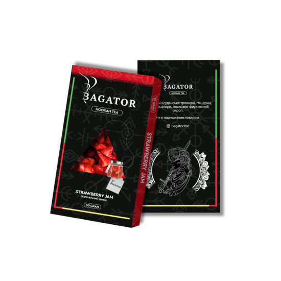  Заправка Bagator Strawberry Jam (Клубничный Джем) 50 g.
