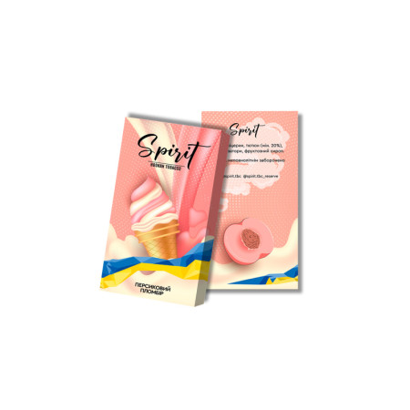 Заправка Spirit Персиковий Пломбир (Peach Sundae) 50 g.