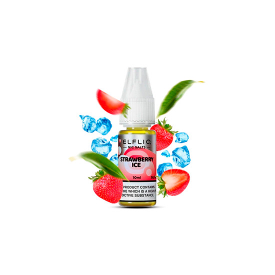  Жидкость Elf Liq Strawberry Ice (Клубника, Лёд) 10ml/50mg Salt Nic