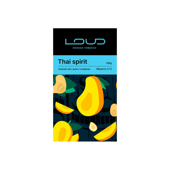  Заправка Loud Thai Spirit (Зеленый Чай с Манго и Имбирем) 100 g.